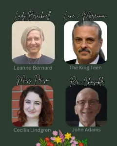 Cast photos: Leanne Bernard, The King Teen, Cecilia Lindgren, John Adams